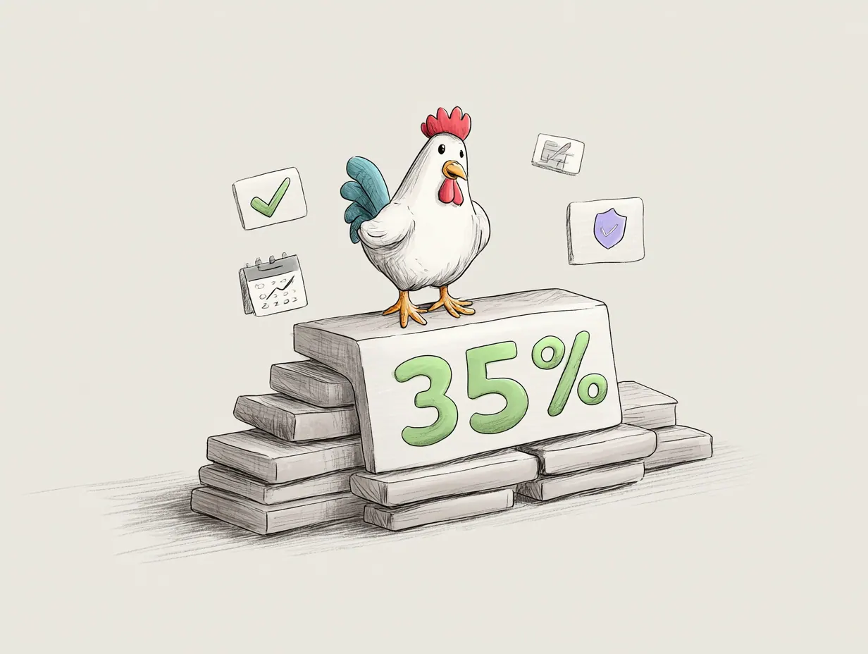 Illustration for article: Understanding the 35% Rule: Why Payment History is the Bedrock