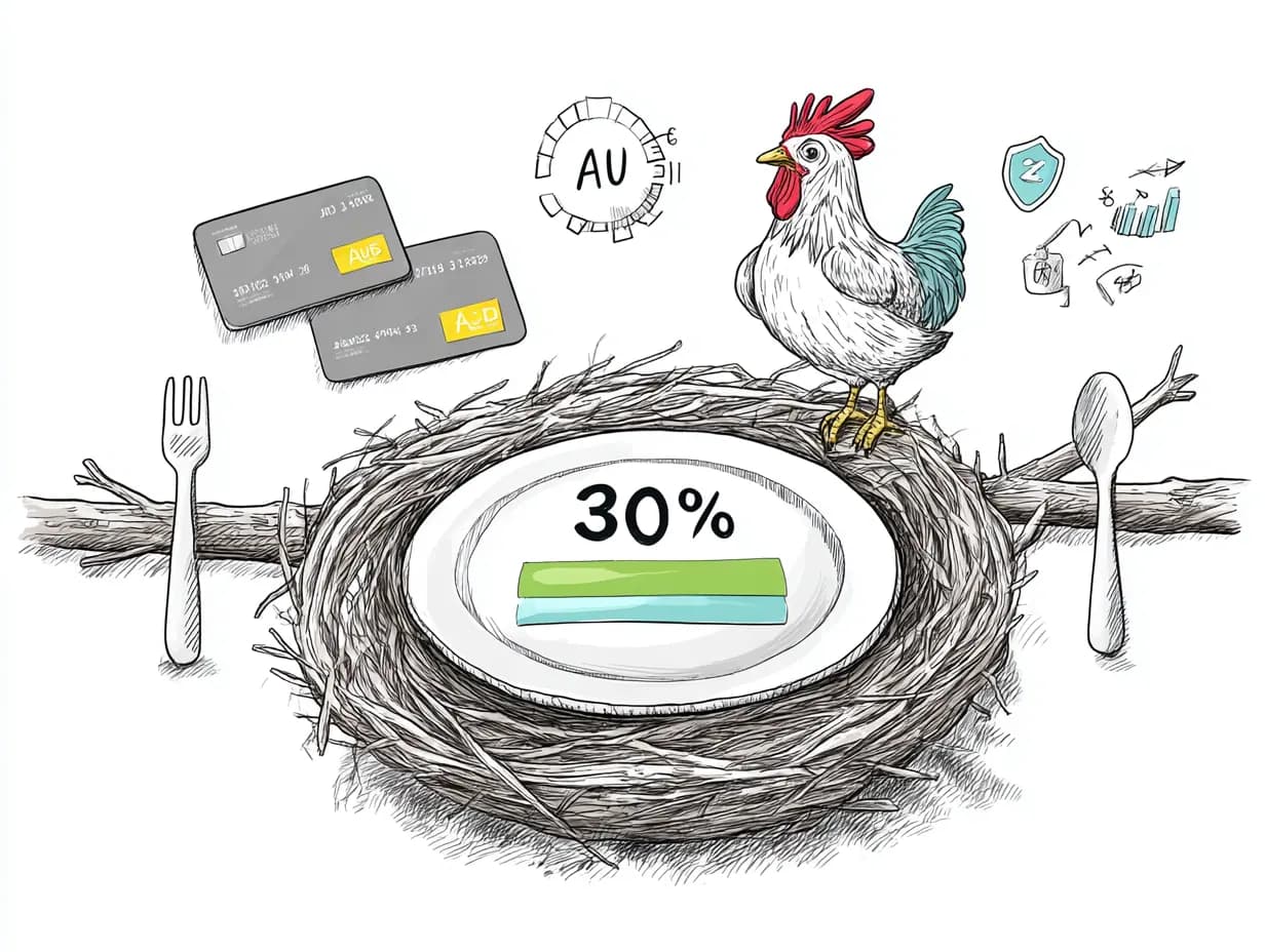 Illustration for article: Understanding the 30% Rule: Credit Utilization Explained