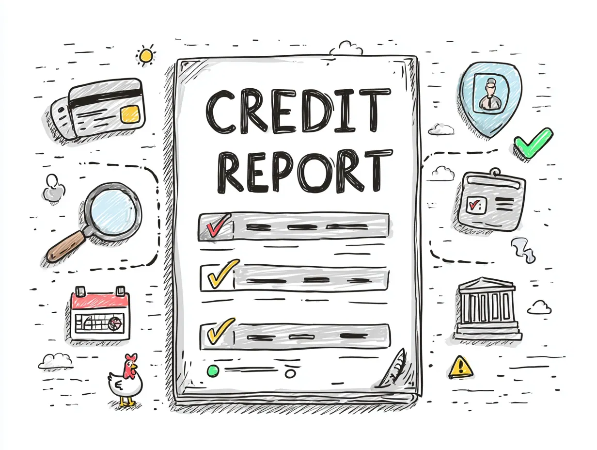 Illustration for article: How to Read Your First Credit Report