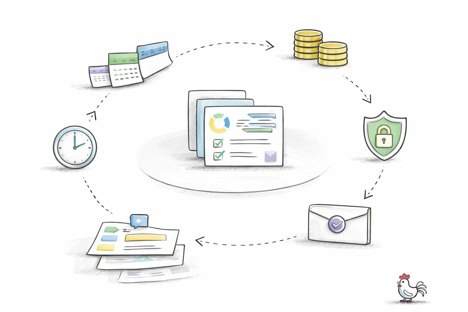 Illustration for article: The Cost of a Tradeline
