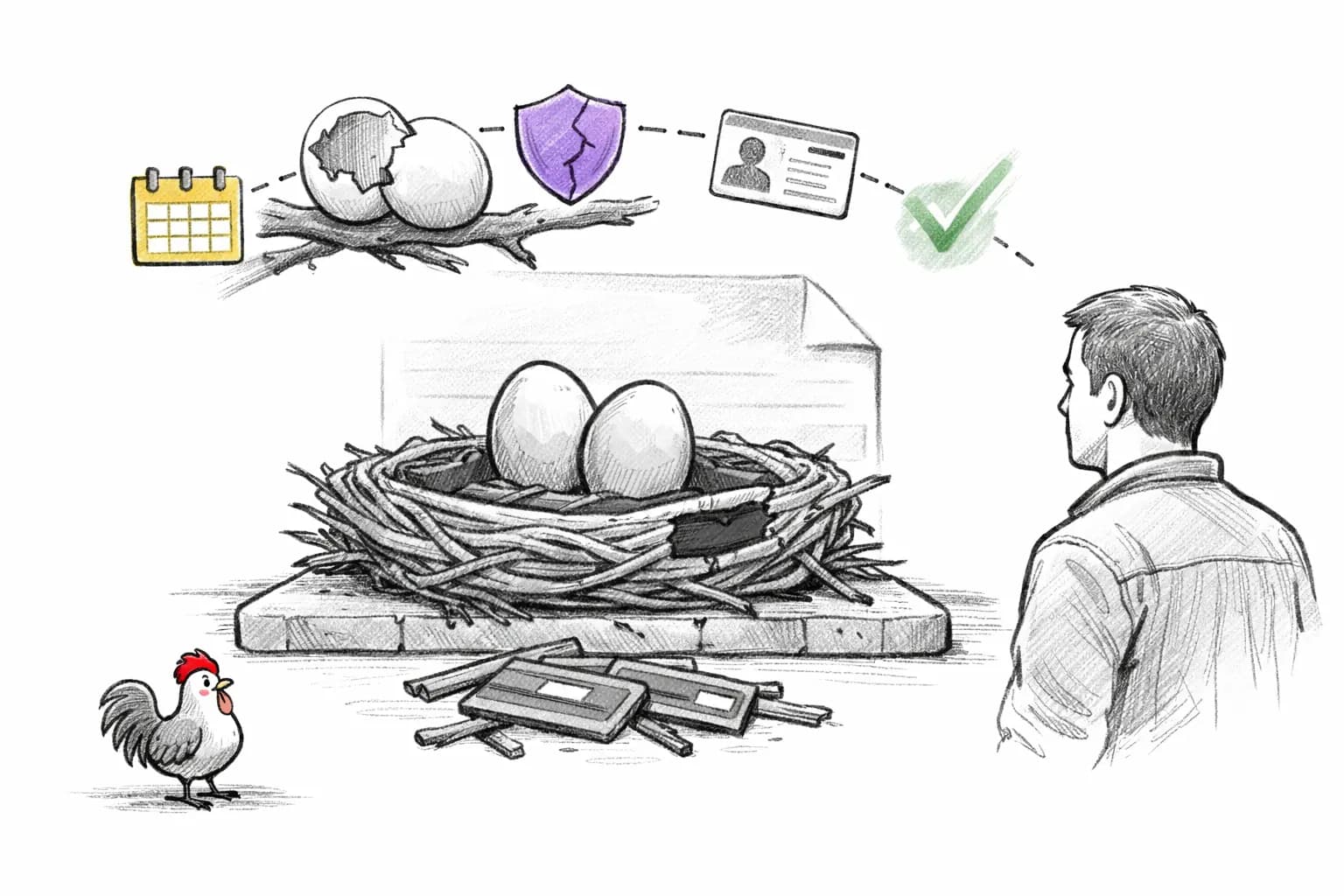 Illustration for article: What is a Non-Posting Tradeline