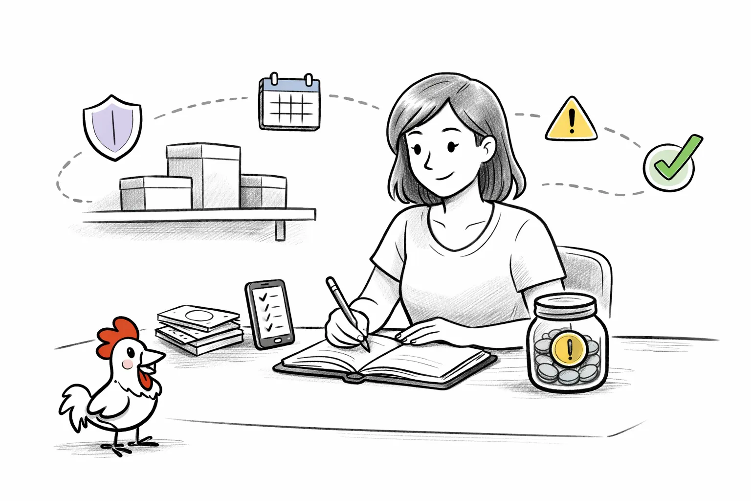 Illustration for article: The Basics of Building an Emergency Fund