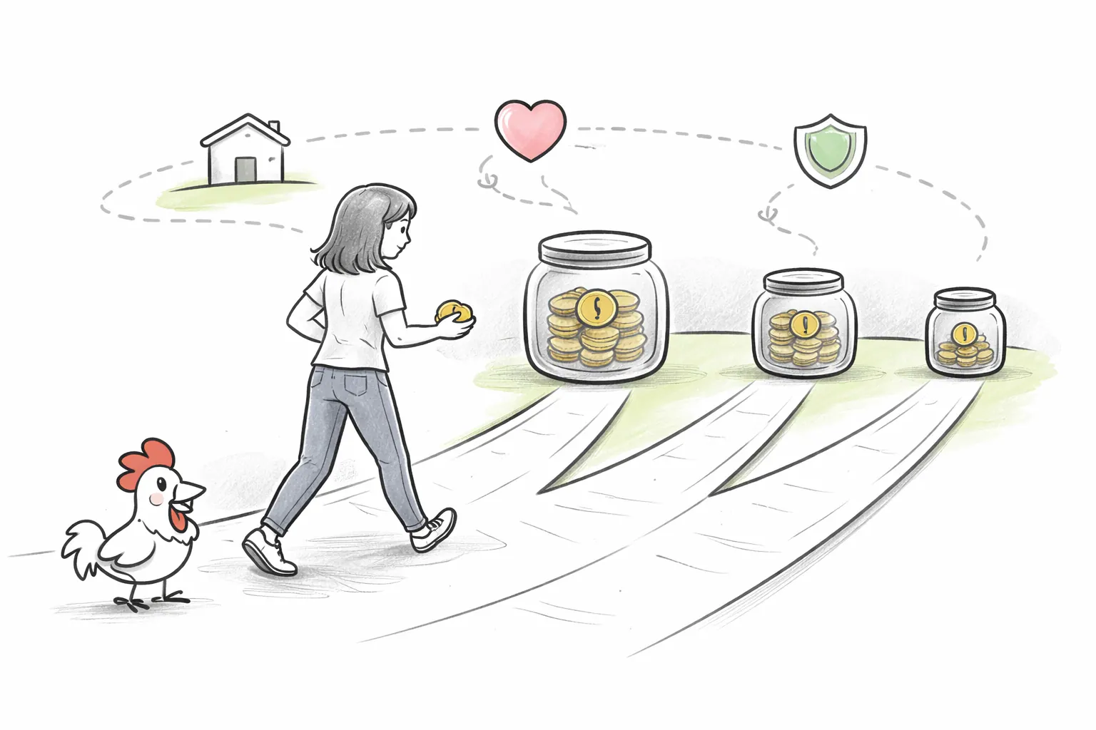 Illustration for article: The 50/30/20 Budget Blueprint