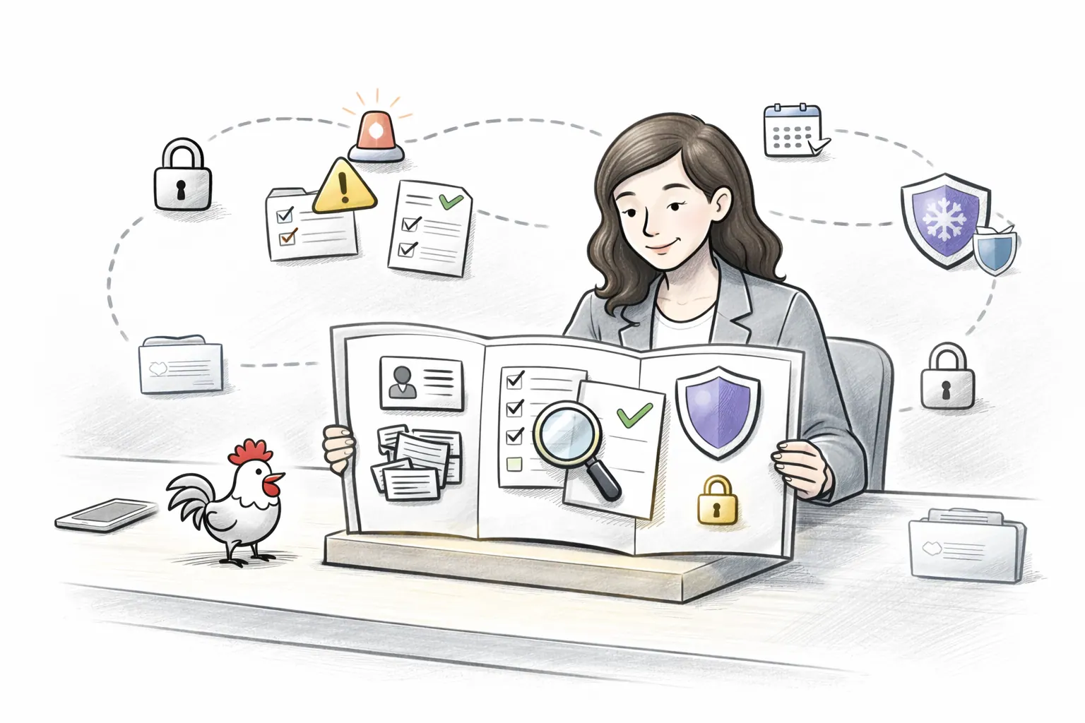 Illustration for article: Protect Your Identity While Building Credit