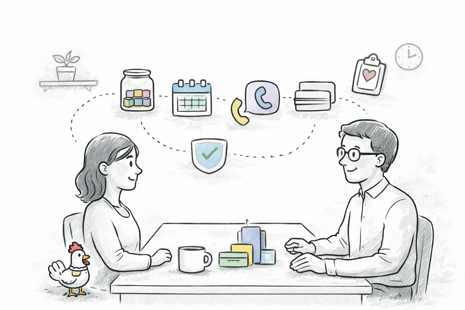 Illustration for article: Non-Profit Credit Counseling for Debt Recovery