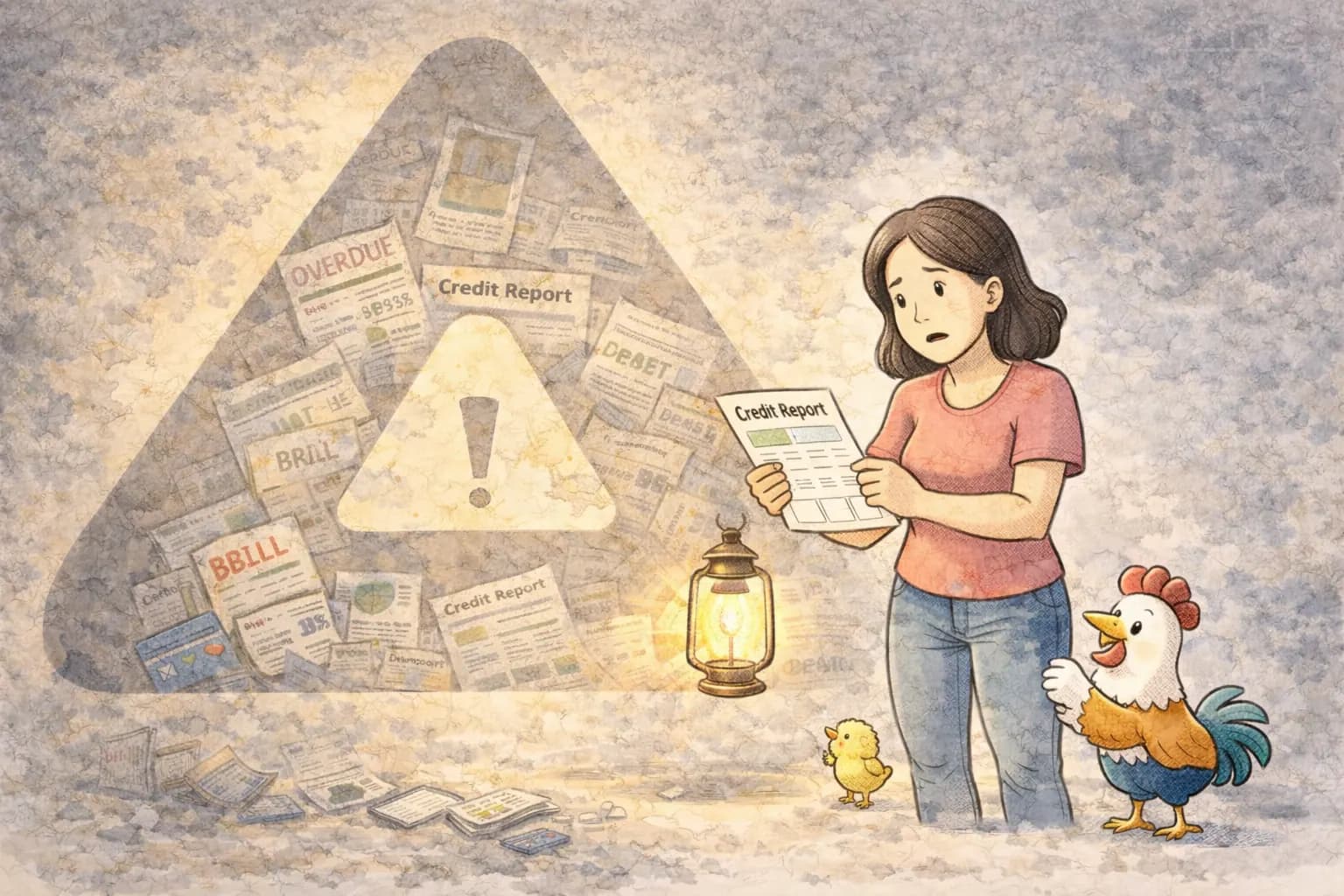 Illustration for article: The Biggest Credit Score Mistake I Made