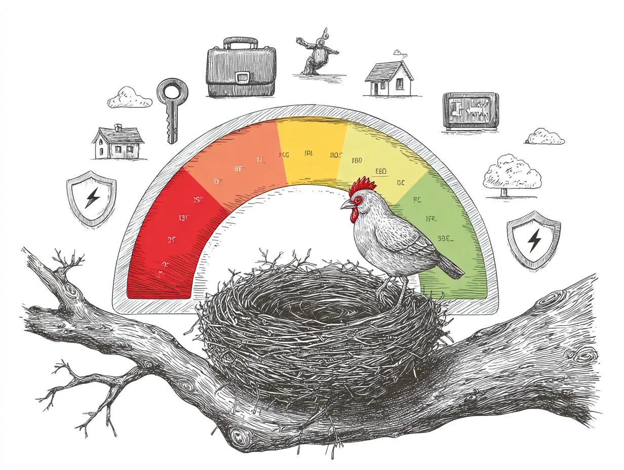 Illustration for article: Why Your Credit Score Matters: Rent, Loans & Jobs