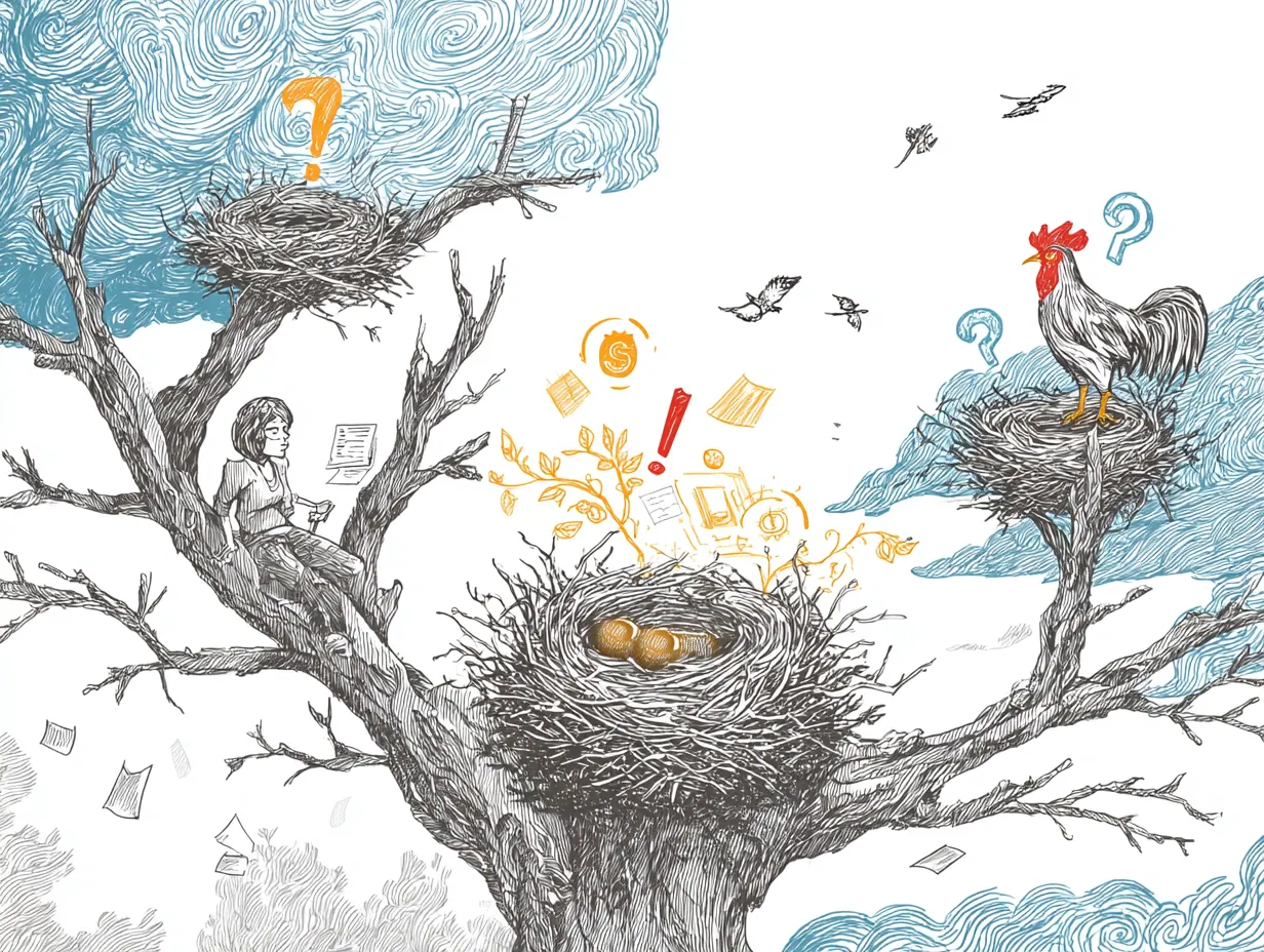 Illustration for article: Credit Reports vs Scores