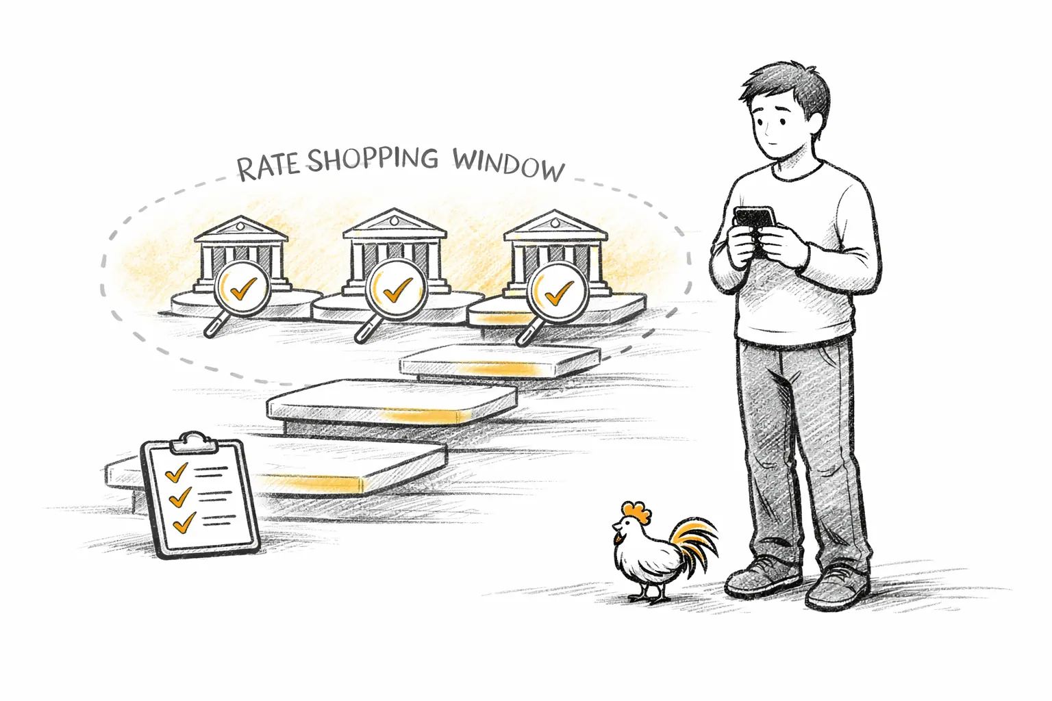 Illustration for article: The Rate Shopping Rule