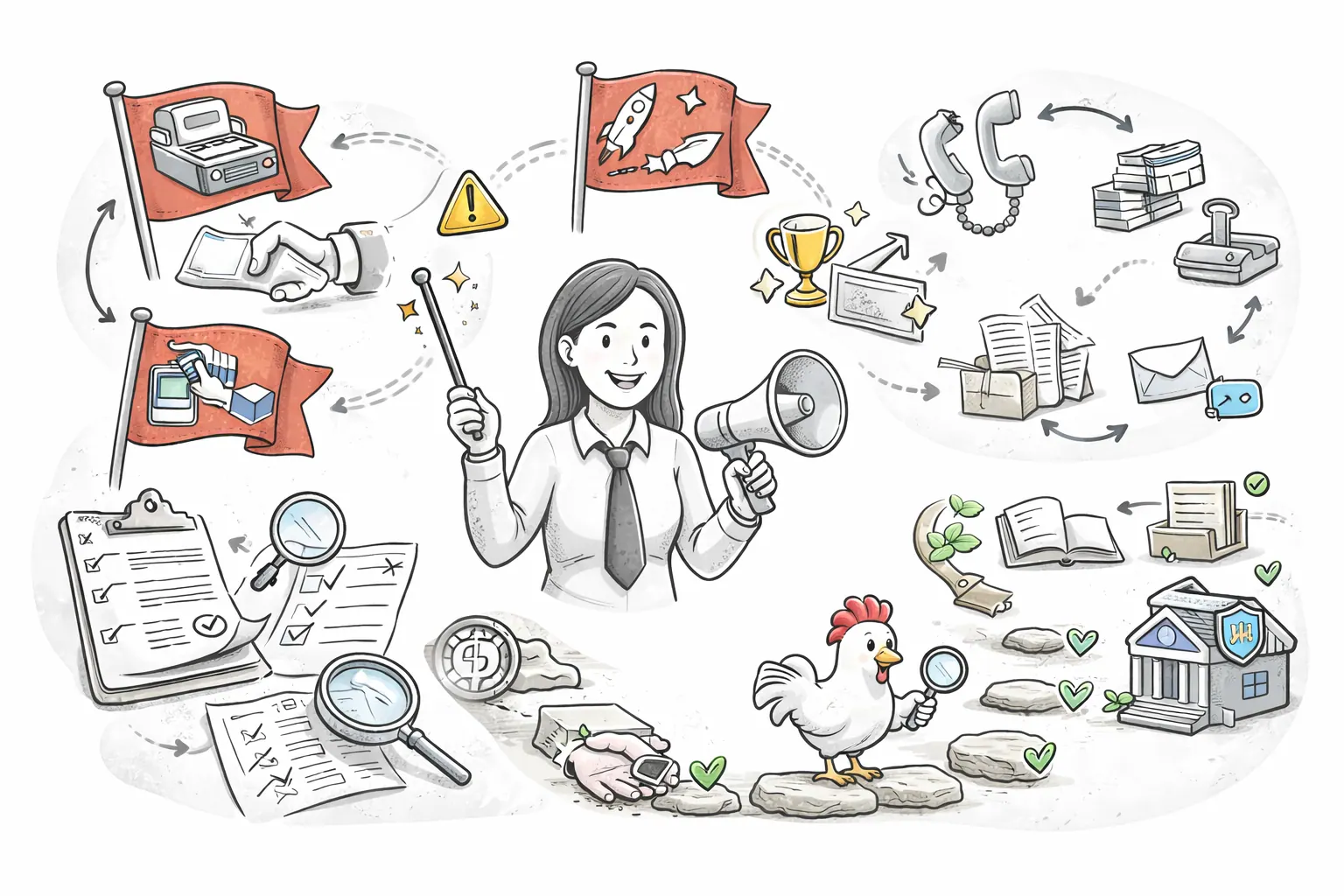 Illustration for article: Credit Repair Scam Red Flags and Safe Rebuilding