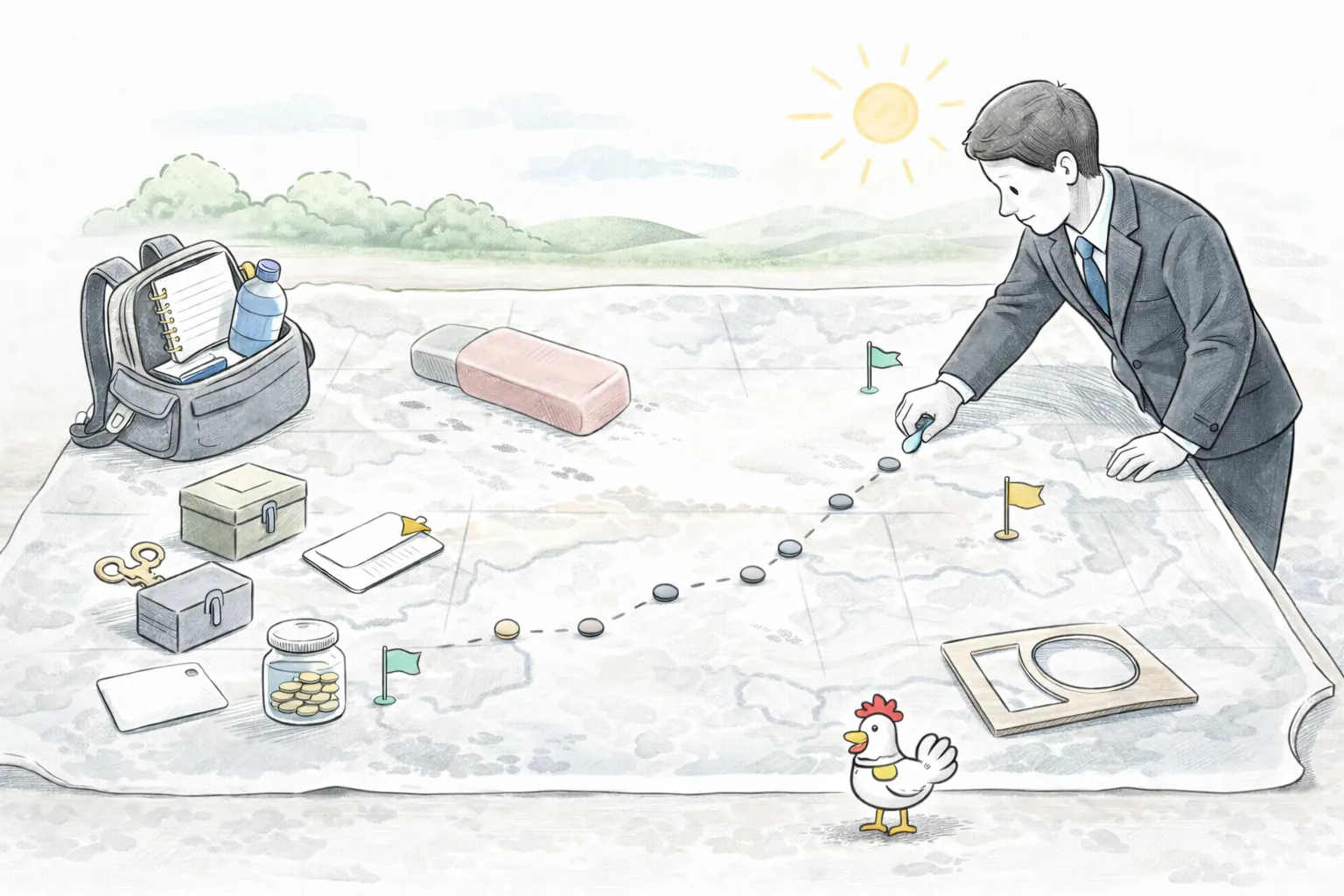 Illustration for article: Financial Reset Plan After a Crisis