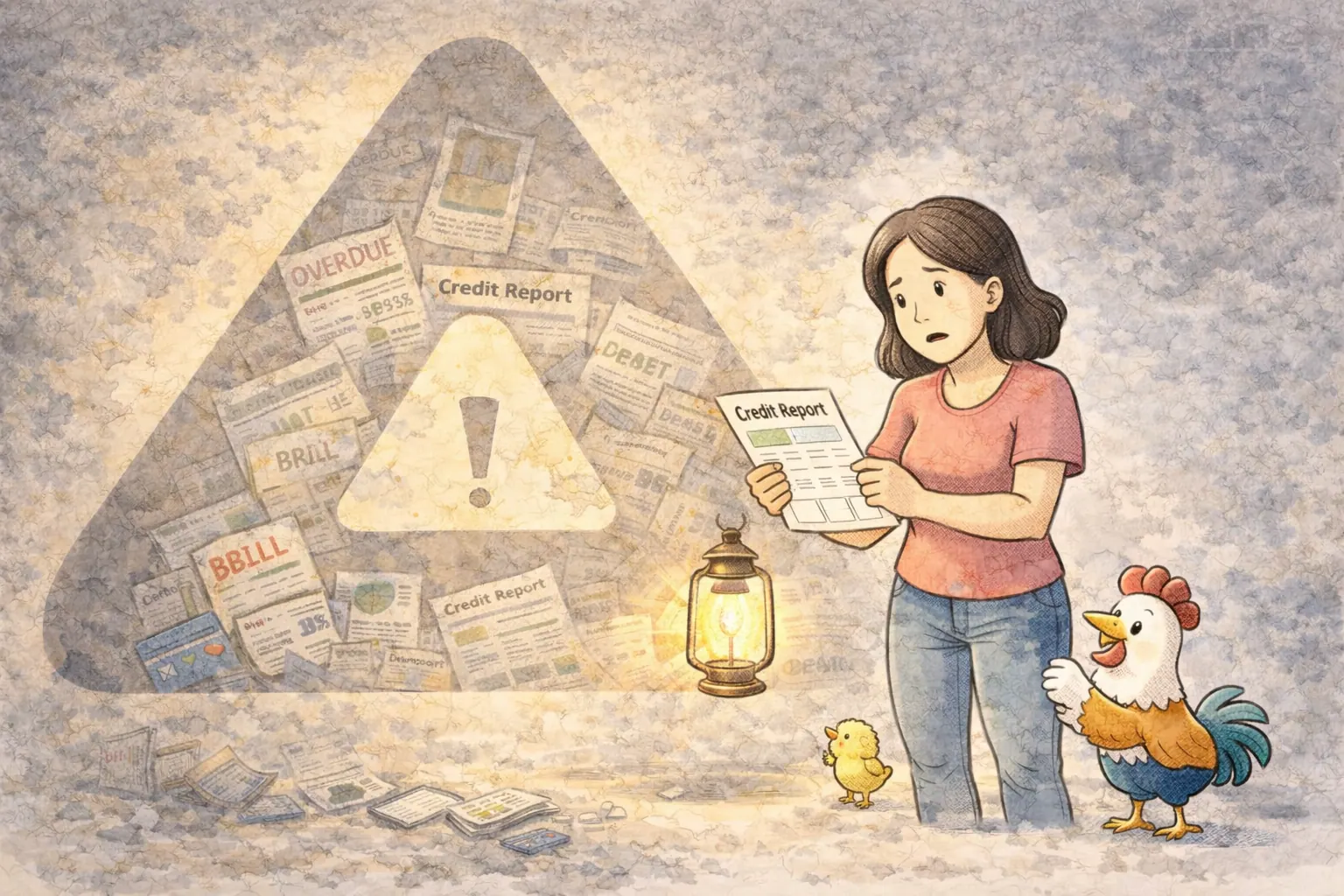 Illustration for article: The Biggest Credit Score Mistake I Made