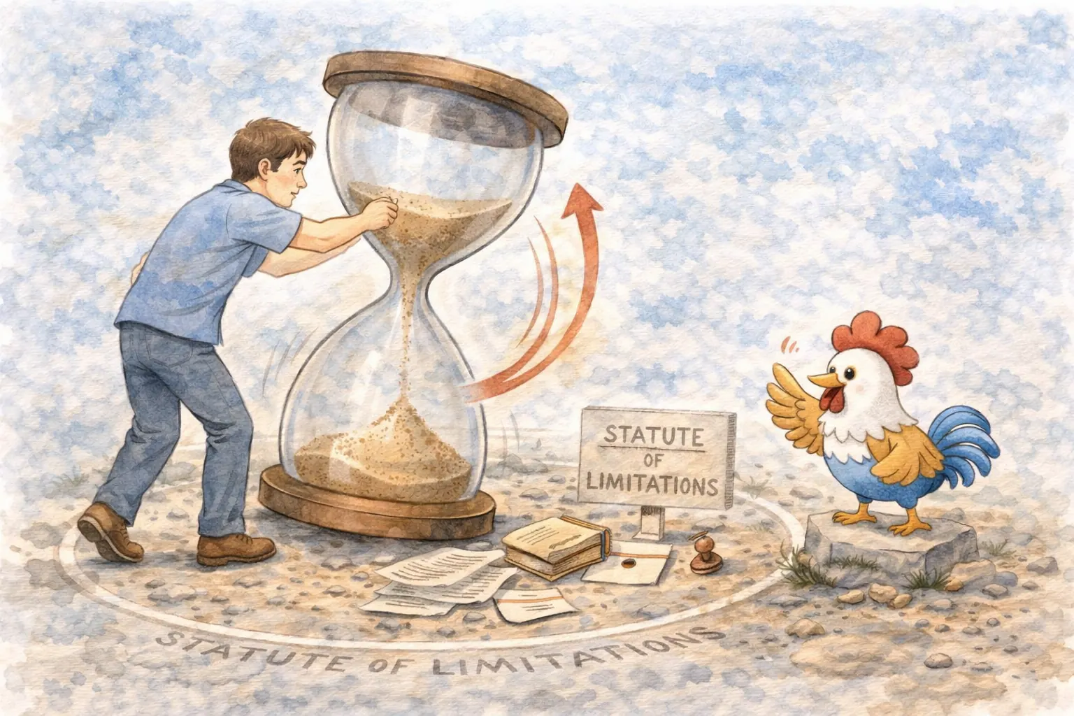 Illustration for article: Statute of Limitations Debt: The Mistake That Can Restart the Clock