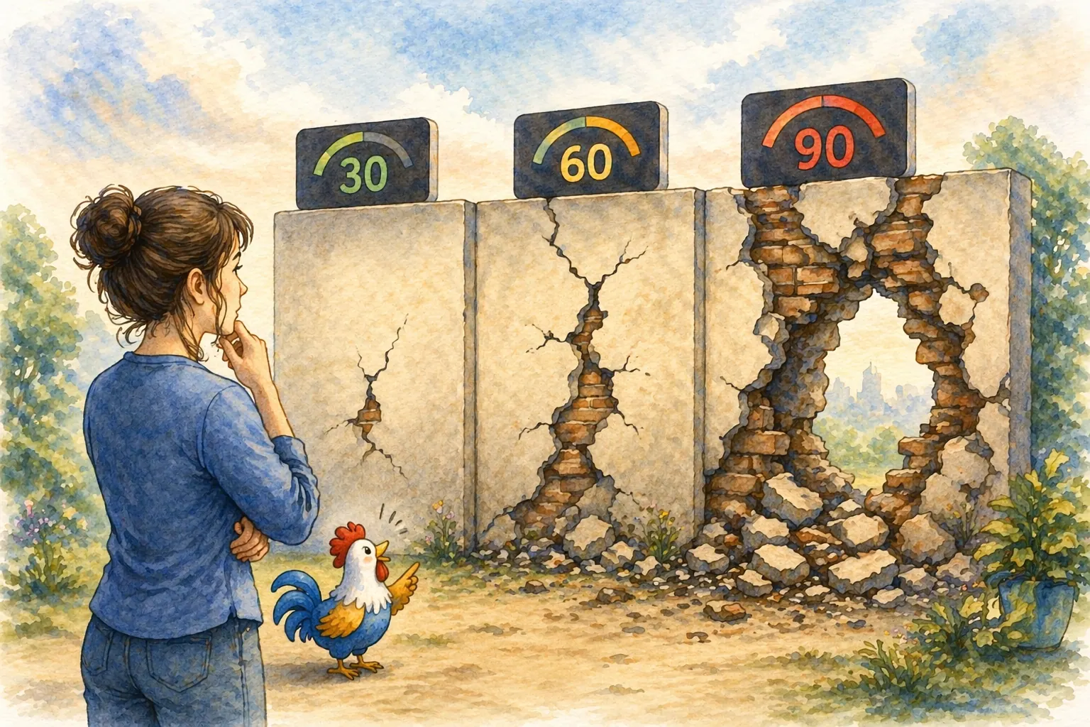 Illustration for article: 30 vs. 60 vs. 90 Days Late: The Damage Most People Underestimate