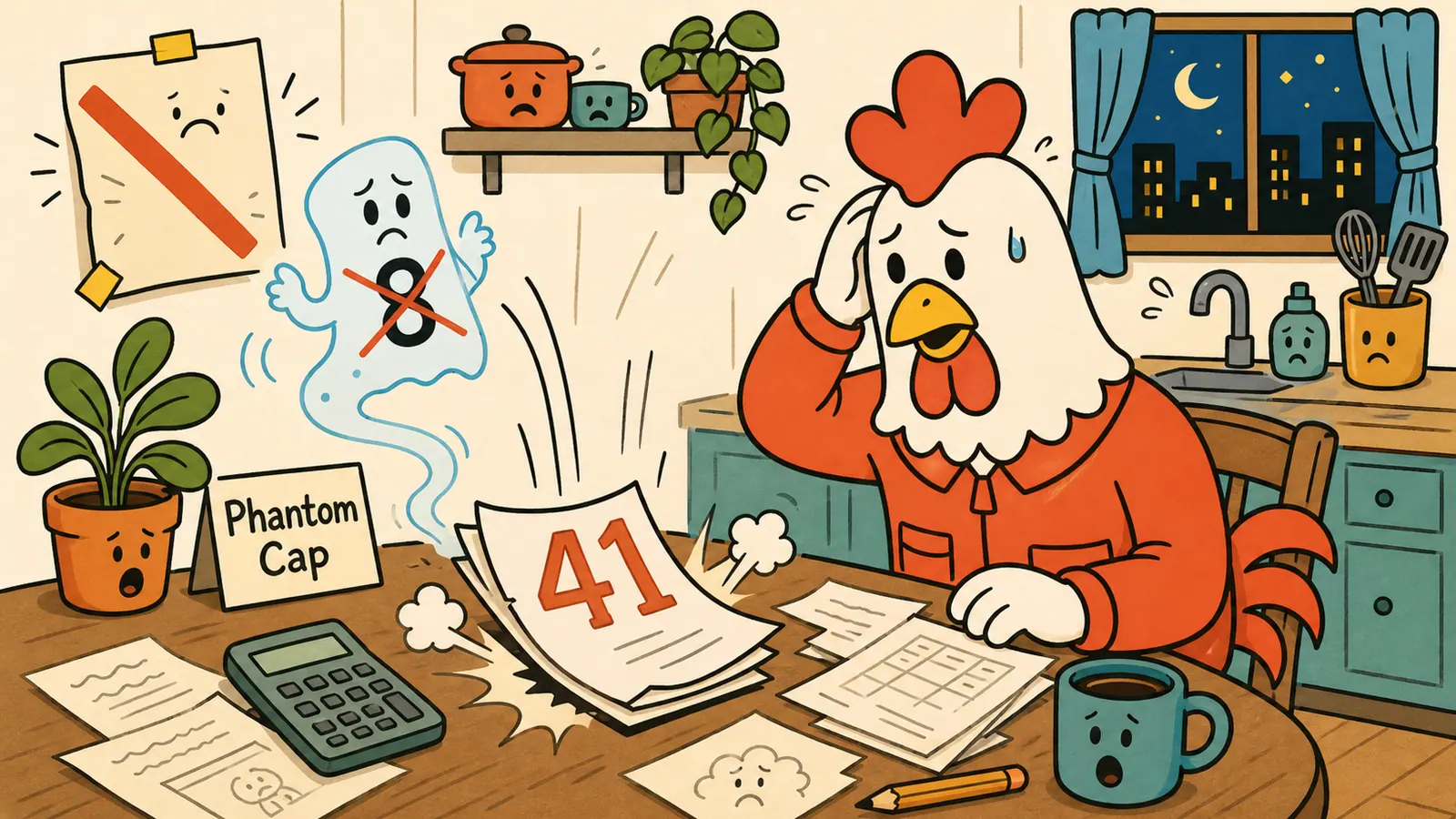 Illustration for article: The $8 Late-Fee Cap That Never Came, and the $41 I Still Paid