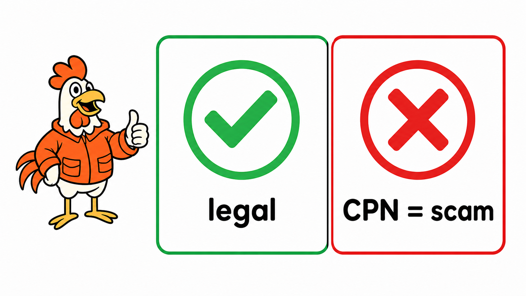 CreditRoost mascot explaining tradeline legality and safety
